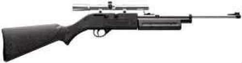 Crosman 760 Pumpmaster Air Rifle 177BB .177 Pellet 625 17" Black Synthetic 4X15mm Scope Box Single Shot 764Sb